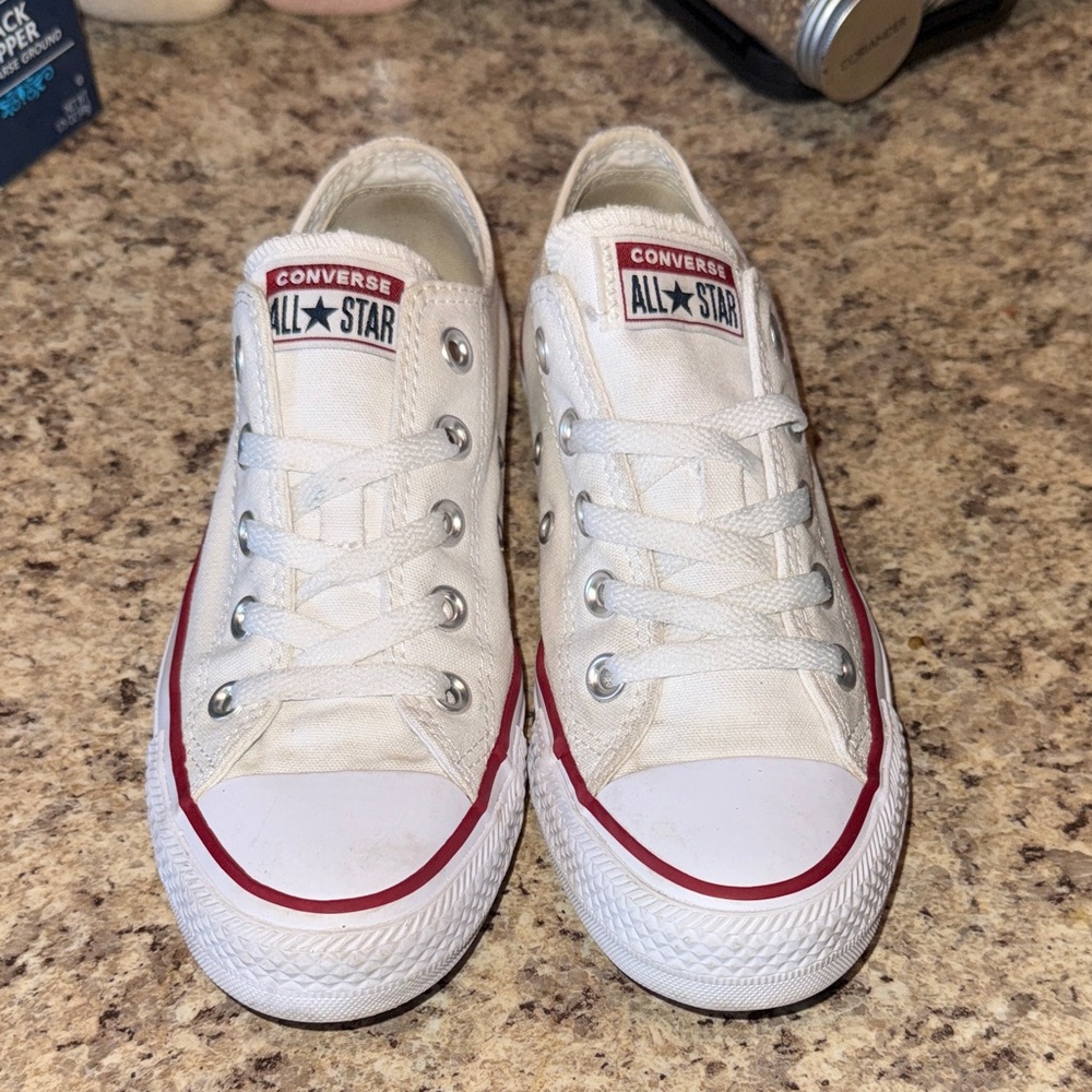 Women’s Converse OG White and Red Sneakers